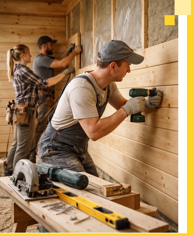 Обшивка бань под ключ в Кулебаках: отделка стен и потолков