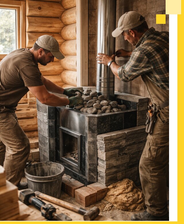 Строительство и отделка русских бань под ключ в Кулебаках