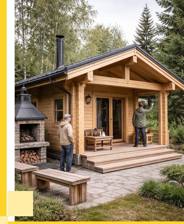 Деревянные бани под ключ в Кулебаках от 463770 р. | ЭриданКлб