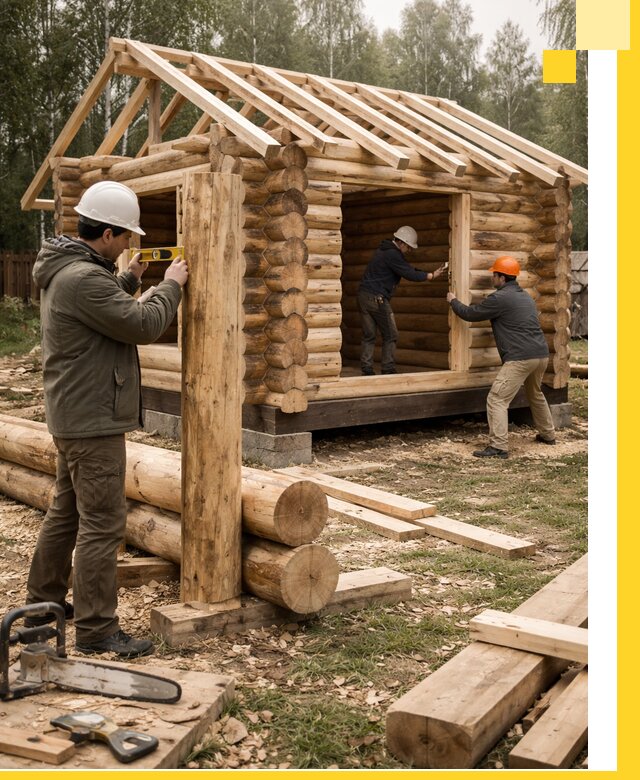 Строительство бань для дачи под ключ в Кулебаках с доставкой и монтажом