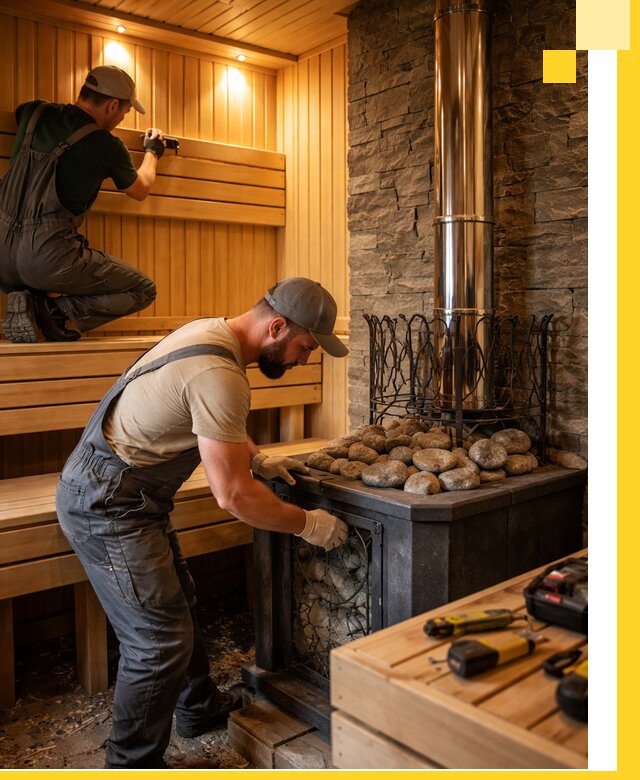 Комплексный дизайн бань, саун и зон отдыха в Кулебаках