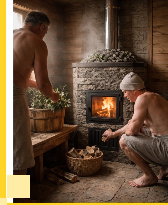 Банные печи под ключ в Кулебаках от 46377 р. | ЭриданКлб кирпичная