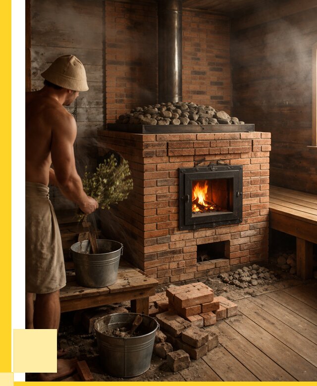Кирпичные банные печи в Кулебаках от 92754 р. | ЭриданКлб