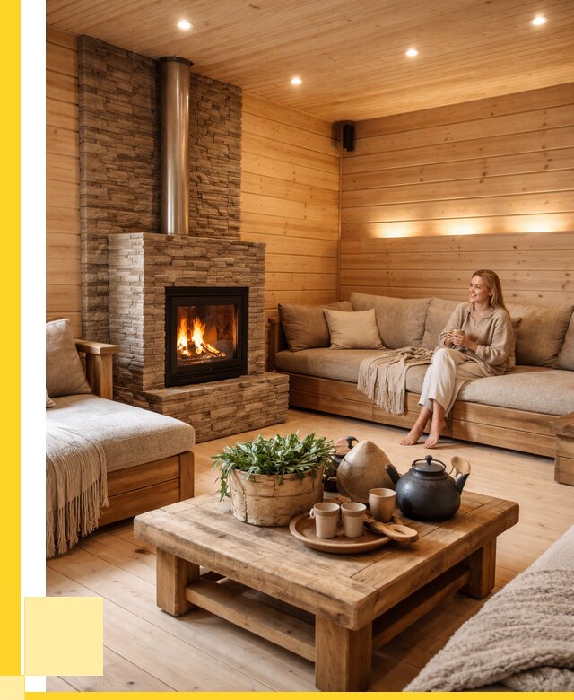 Проект бани с комнатой отдыха в Кулебаках от 36071 р. | ЭриданКлб