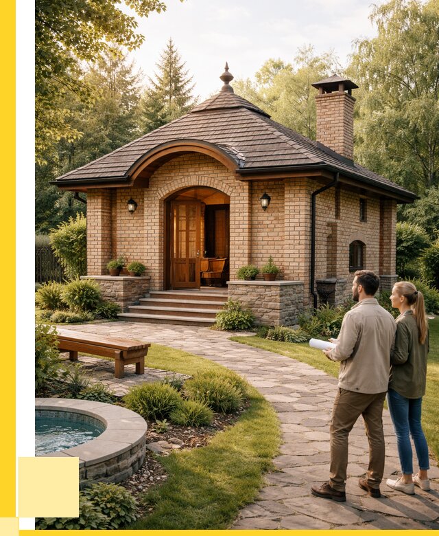 Проект кирпичной бани в Кулебаках от 30918 р. | ЭриданКлб