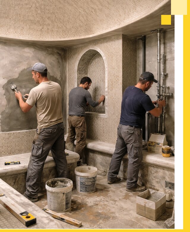 Профессиональный монтаж хамамов под ключ в Кулебаках с гарантией