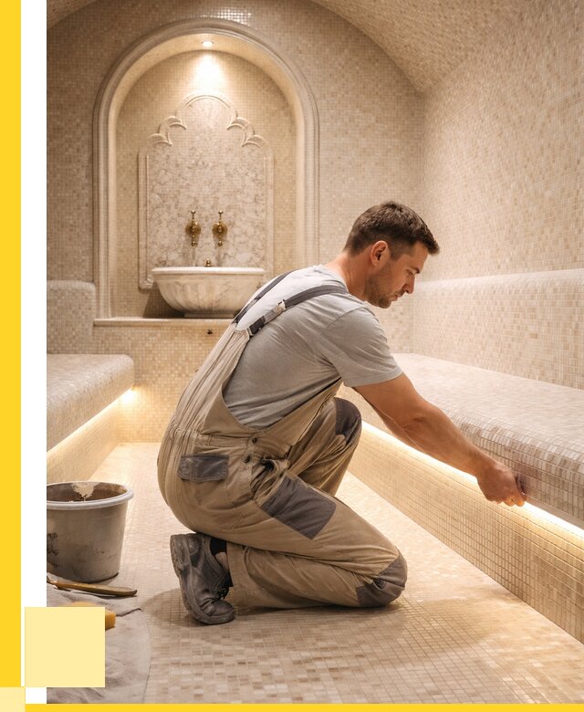 Отделка хамамов под ключ в Кулебаках от 5668 р. | ЭриданКлб