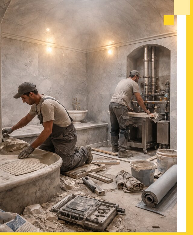 Строительство турецких бань хаммам под ключ в Кулебаках