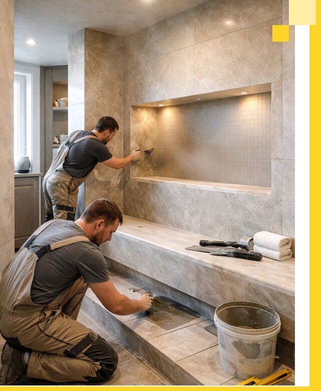 Профессиональное строительство хамама в квартире в Кулебаках