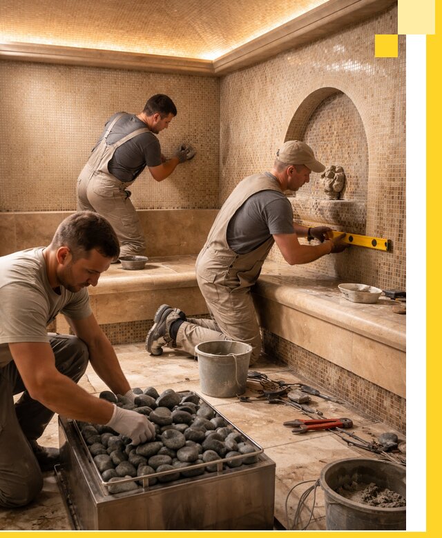 Проектирование и строительство хамама и сауны в Кулебаках