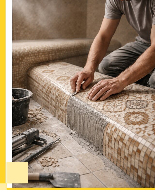 Плитка для хамама под ключ в Кулебаках от 3607 р. | ЭриданКлб